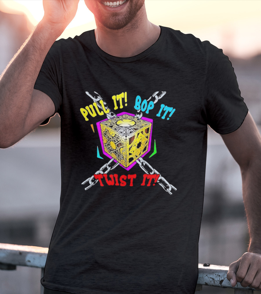 Lament Configuration Puzzle Box Pull It Bop It Twist It Chains Mashup T-Shirt