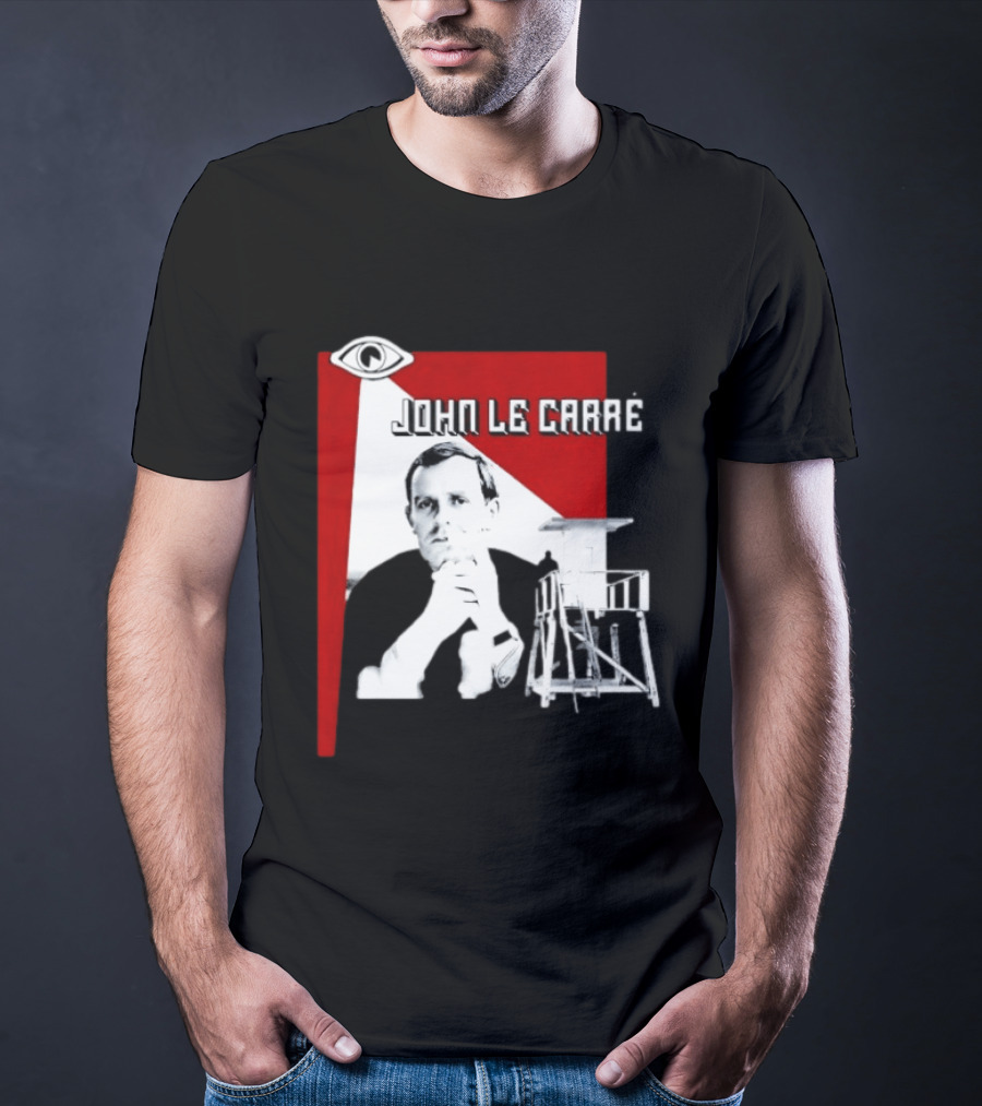John Le Carré Spy Fiction Author Espionage Tower T-Shirt