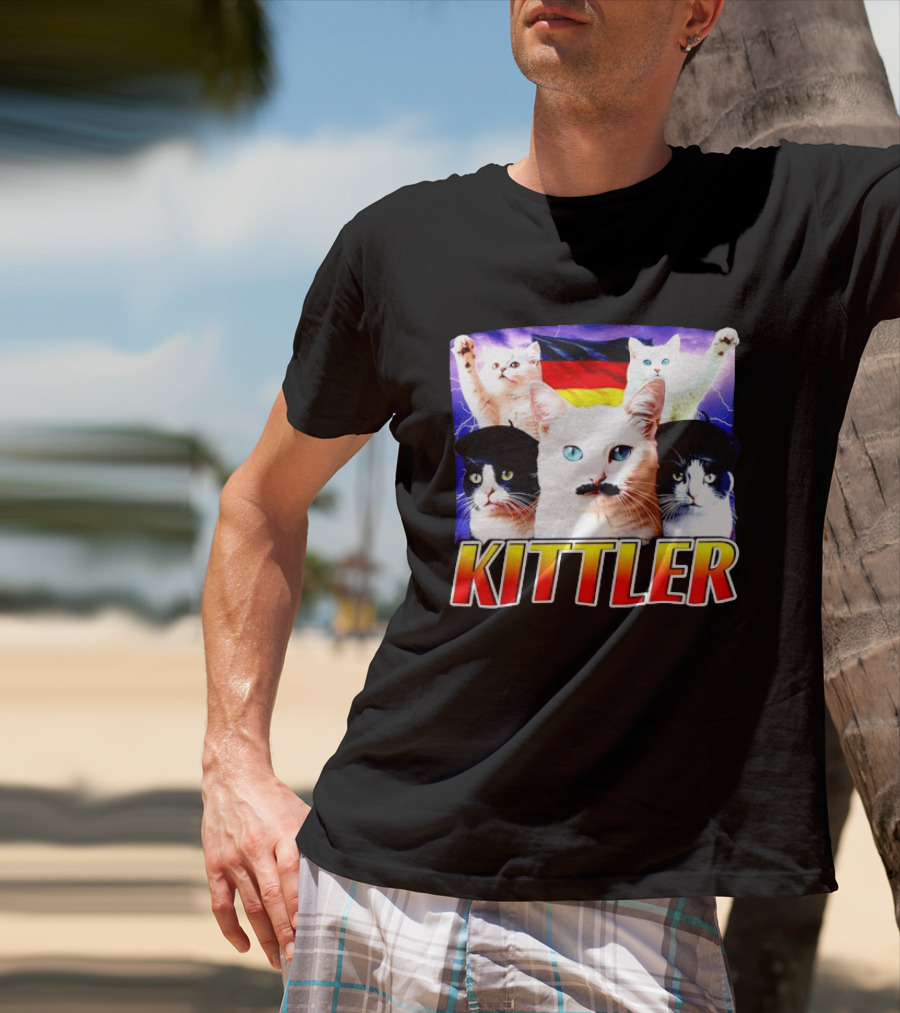 Kittler Cats With German Flag And Cats T-Shirt