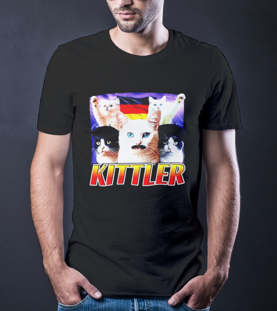 Kittler Cats With German Flag And Cats T-Shirt