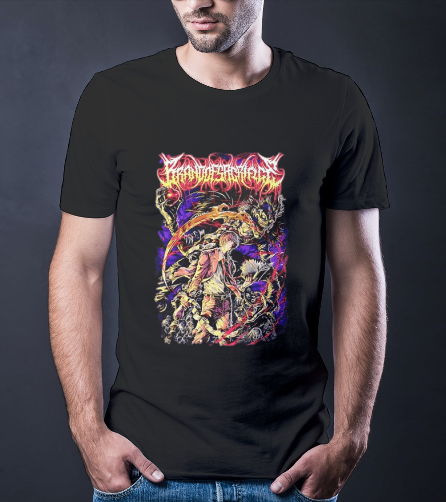Loki Greenway Death Note Light Yagami Ryuk Heavy Metal Manga T-Shirt