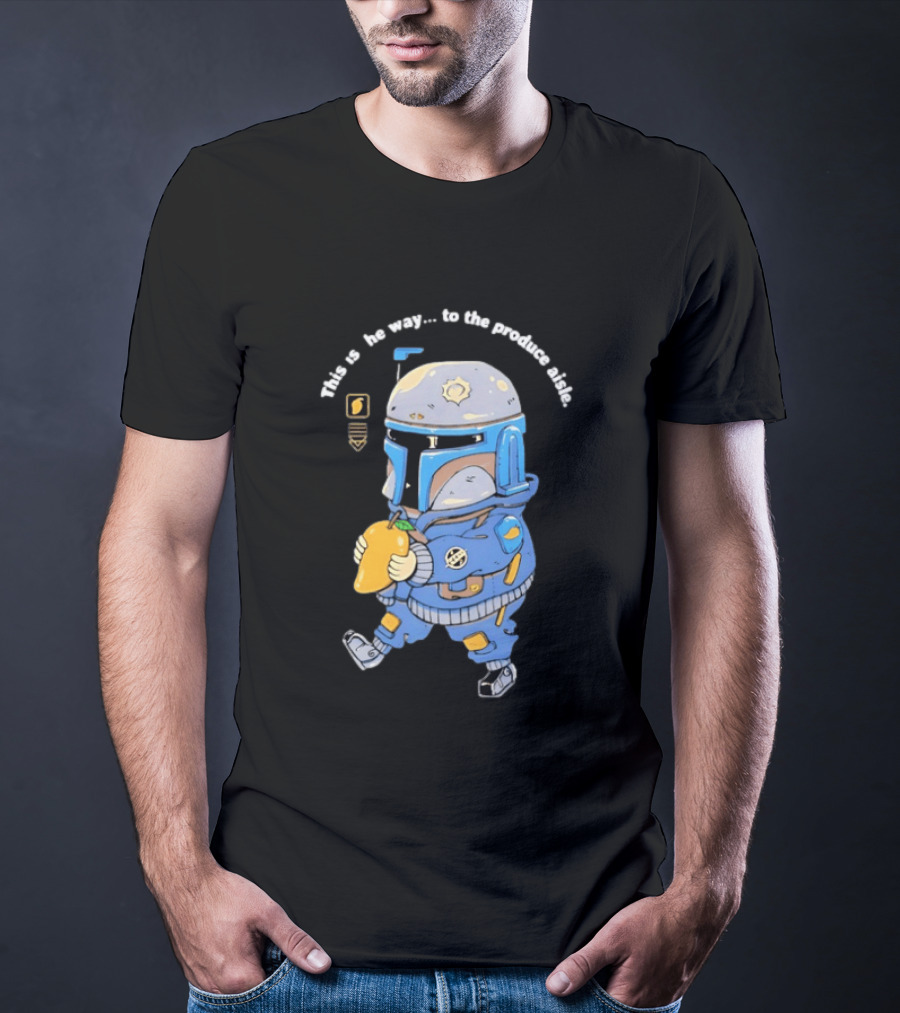 This Is The Way To The Produce Aisle Mandalorian Mango T-Shirt