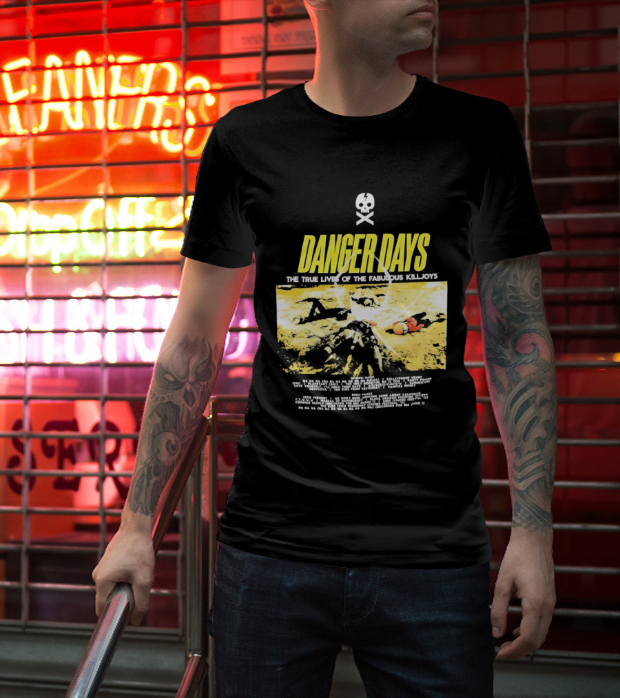 Danger Days The True Lives Of The Fabulous Killjoys Album Cover Art My Chemical Romance T-Shirt
