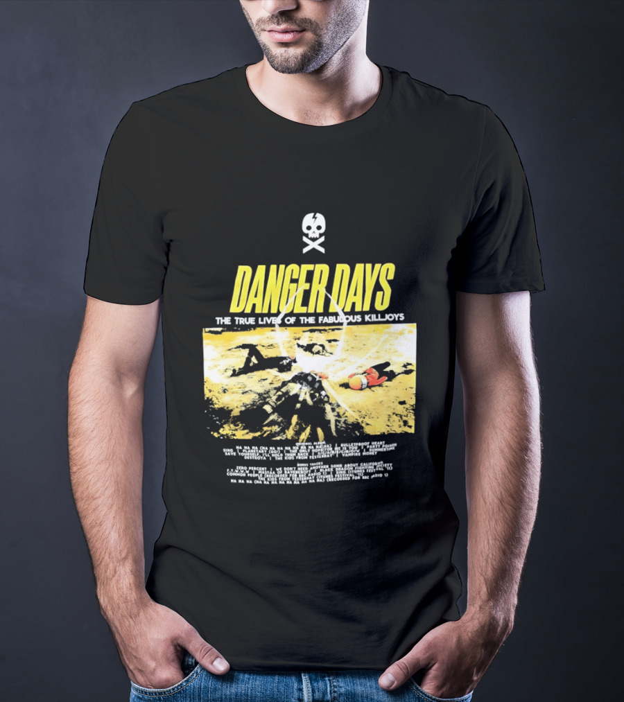Danger Days The True Lives Of The Fabulous Killjoys Album Cover Art My Chemical Romance T-Shirt