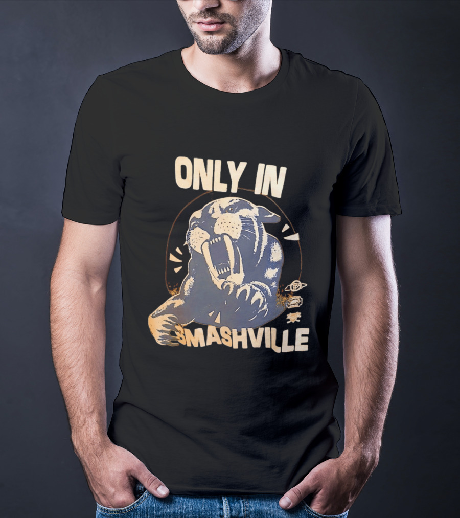 Only In Smashville Nashville Predators Fierce T-Shirt