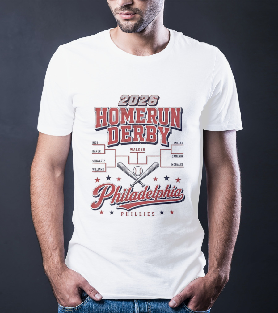 2026 Homerun Derby Philadelphia Phillies Tournament T-Shirt