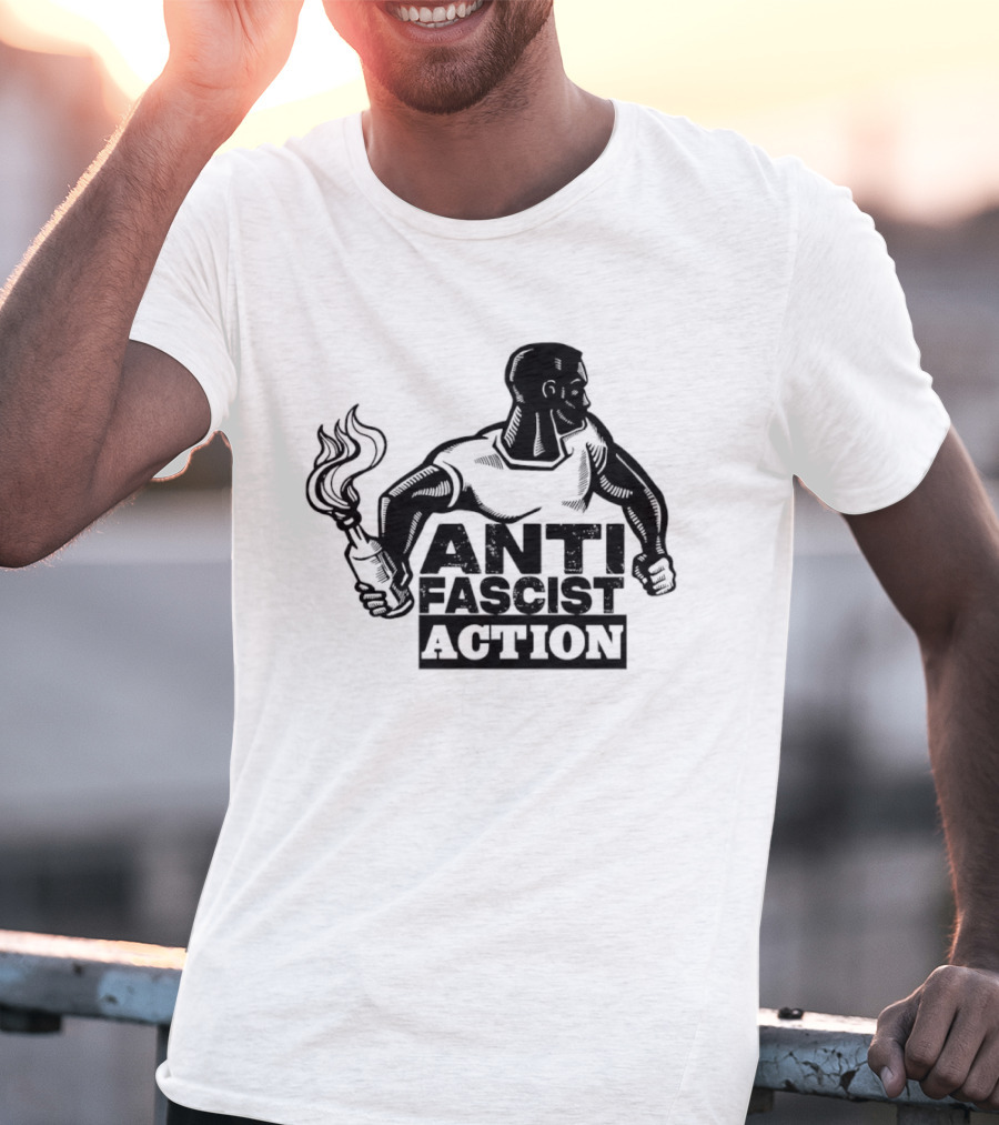 Anti Fascist Action Antifa Activism Protest Movement T-Shirt