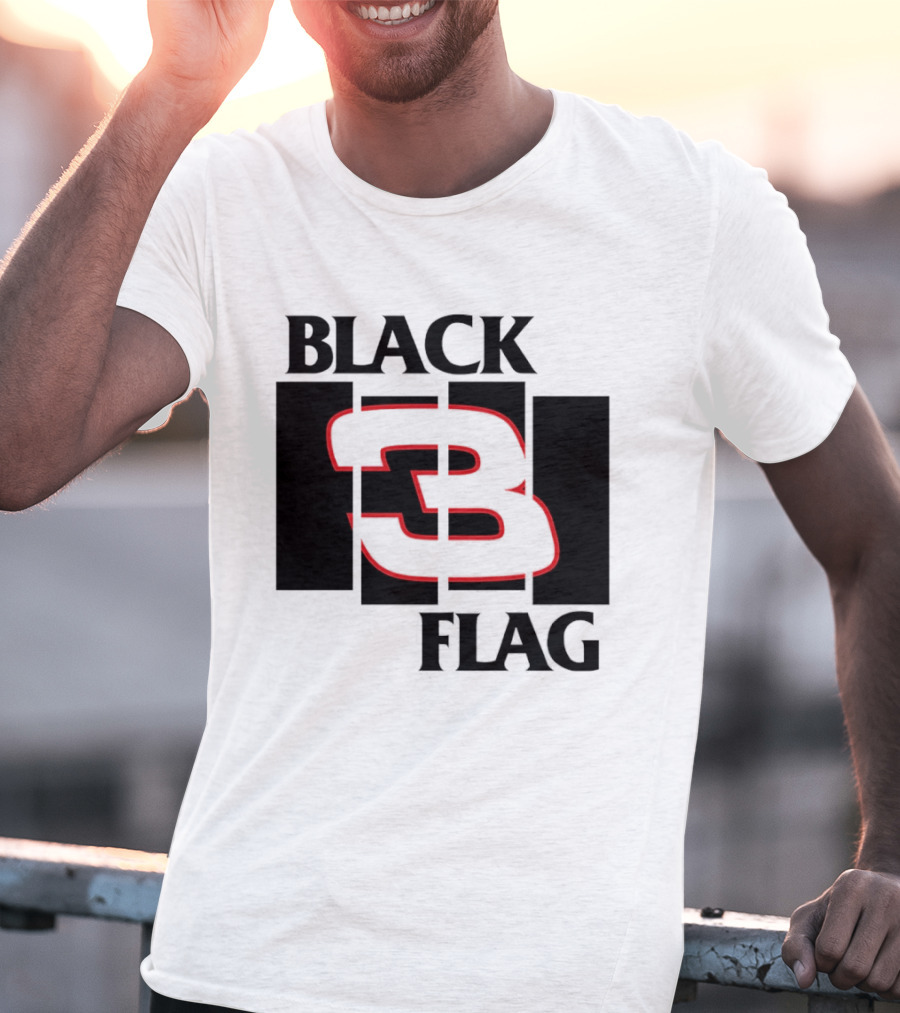 Black Flag 3 Hardcore Punk T-Shirt