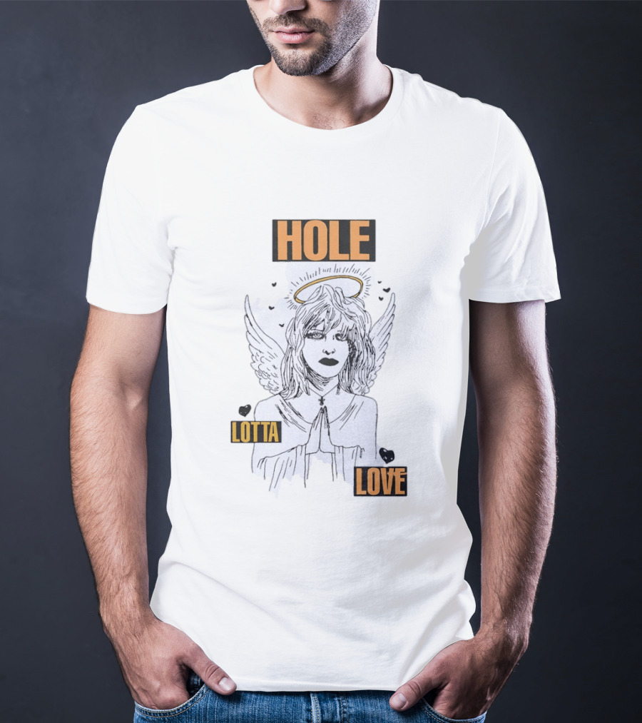 Hole Lotta Love Angel 90s Grunge Alternative Rock Fashion T-Shirt