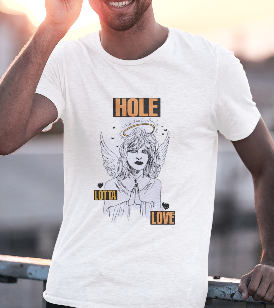 Hole Lotta Love Angel 90s Grunge Alternative Rock Fashion T-Shirt