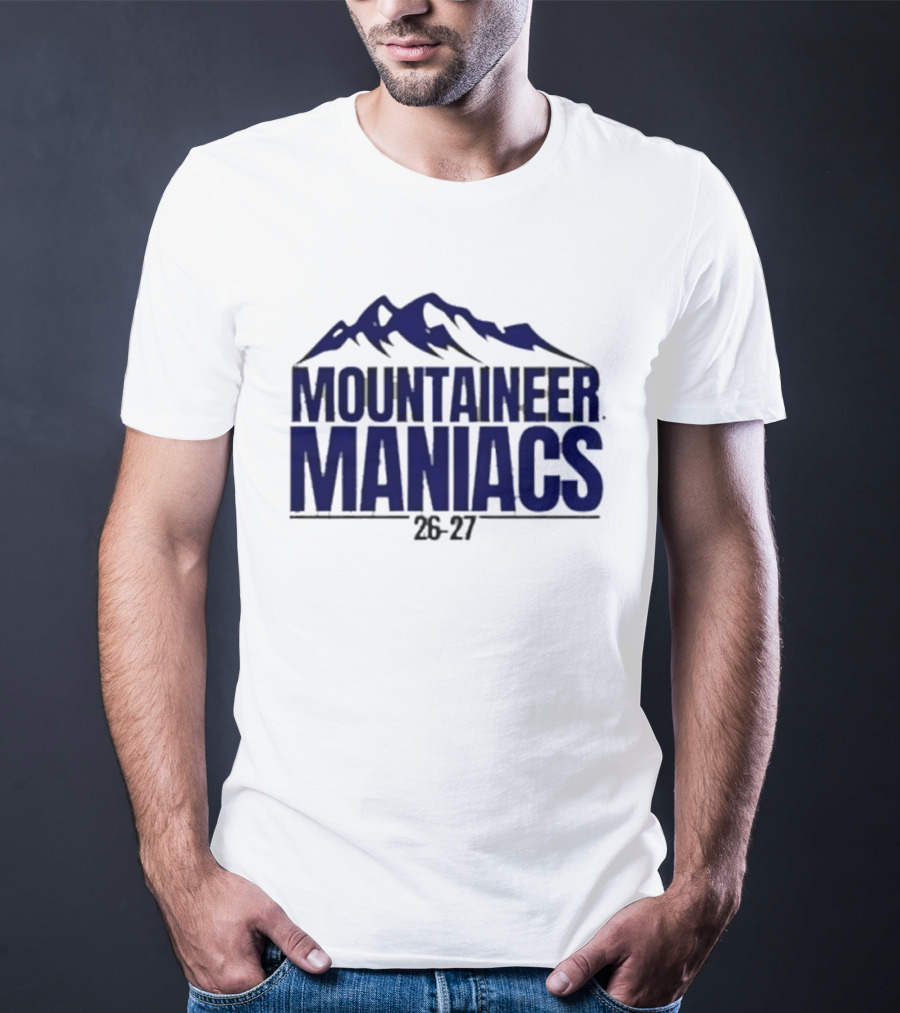 Mountaineer Maniacs 2026 2027 Mountain T-Shirt