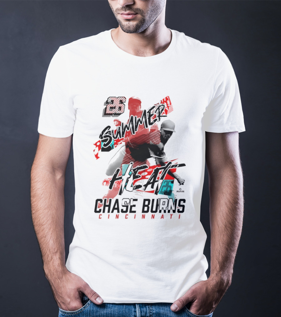26 Summer Heat Chase Burns Cincinnati Reds T-Shirt