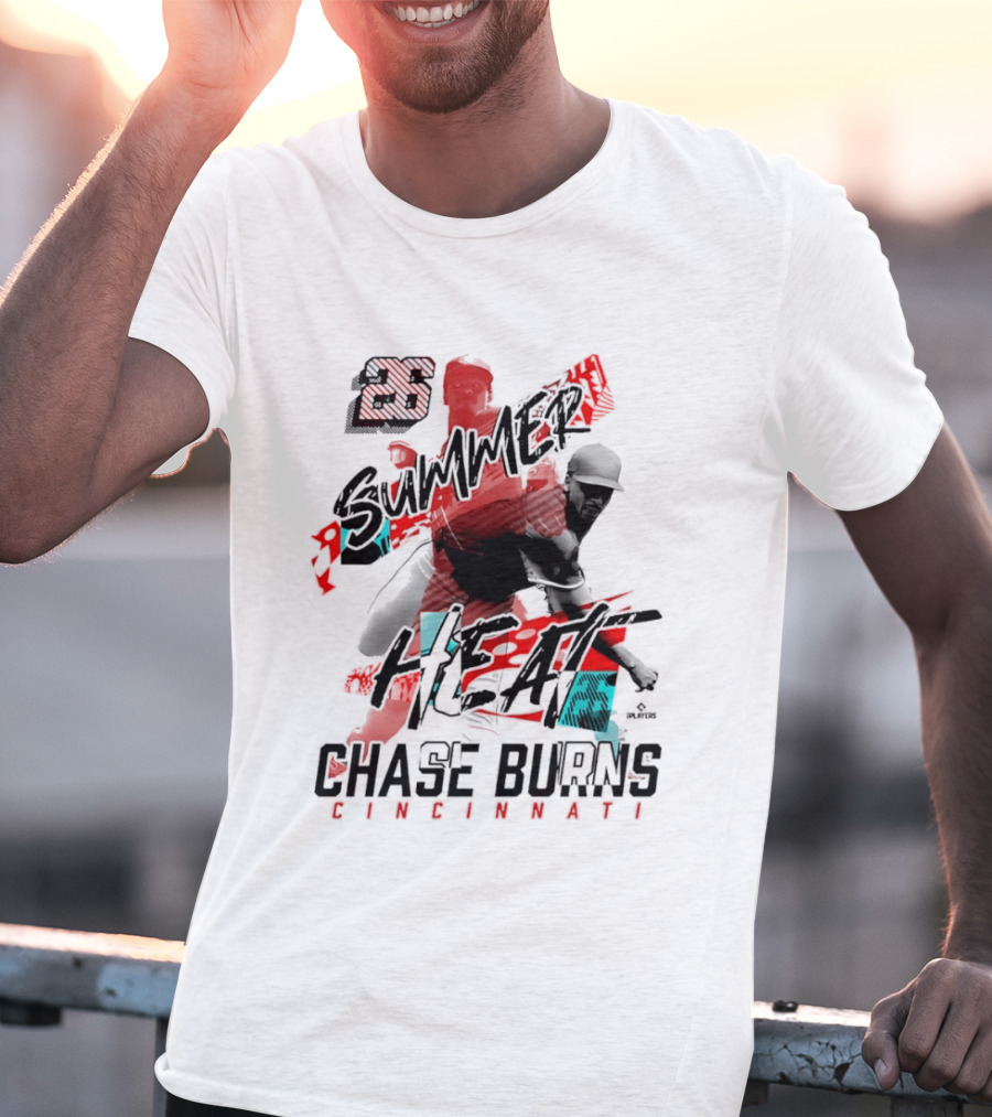 26 Summer Heat Chase Burns Cincinnati Reds T-Shirt
