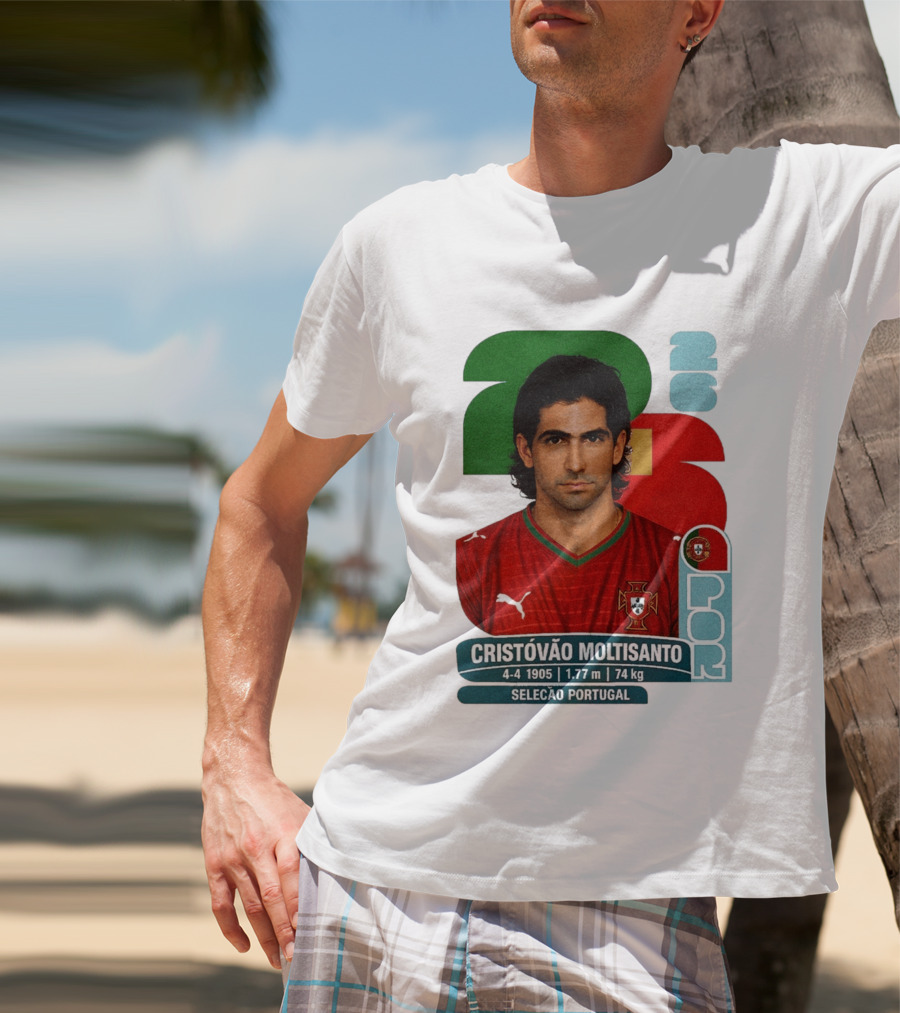 Cristóvão Moltisanto Seleção Portugal 2026 Soccer Card T-Shirt