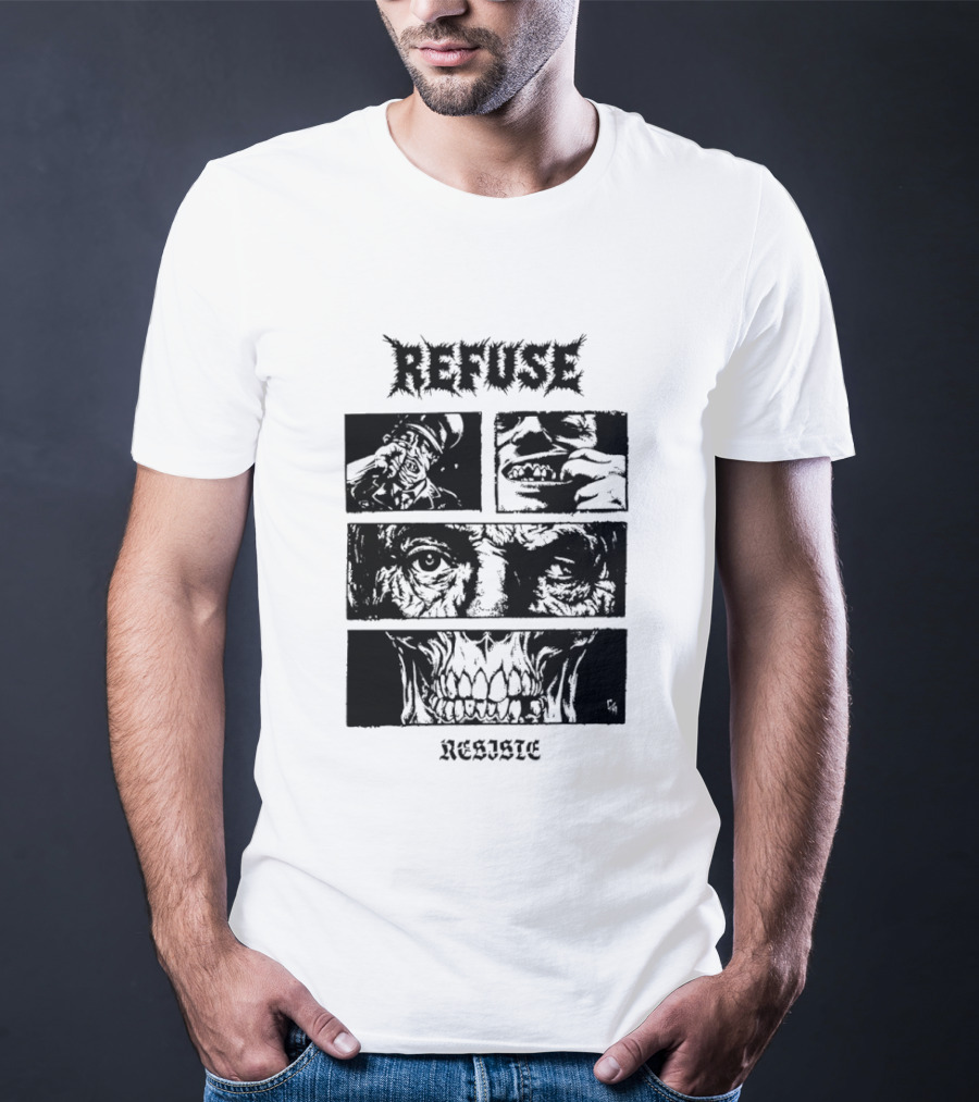 Refuse Resiste Hardcore Punk Political T-Shirt