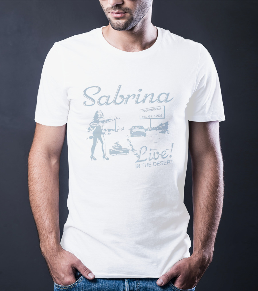 Sabrina Live In The Desert Indio California April 2026 T-Shirt