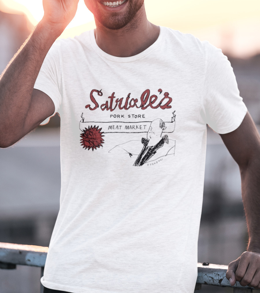Satriale's Pork Store Meat Market Gabagool Drawing T-Shirt