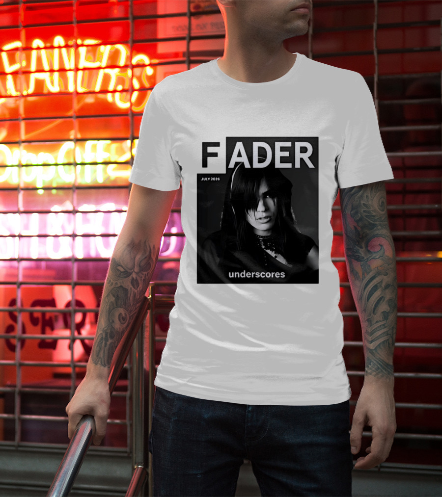 FADER Magazine July 2026 Cover Featuring Underscores T-Shirt
