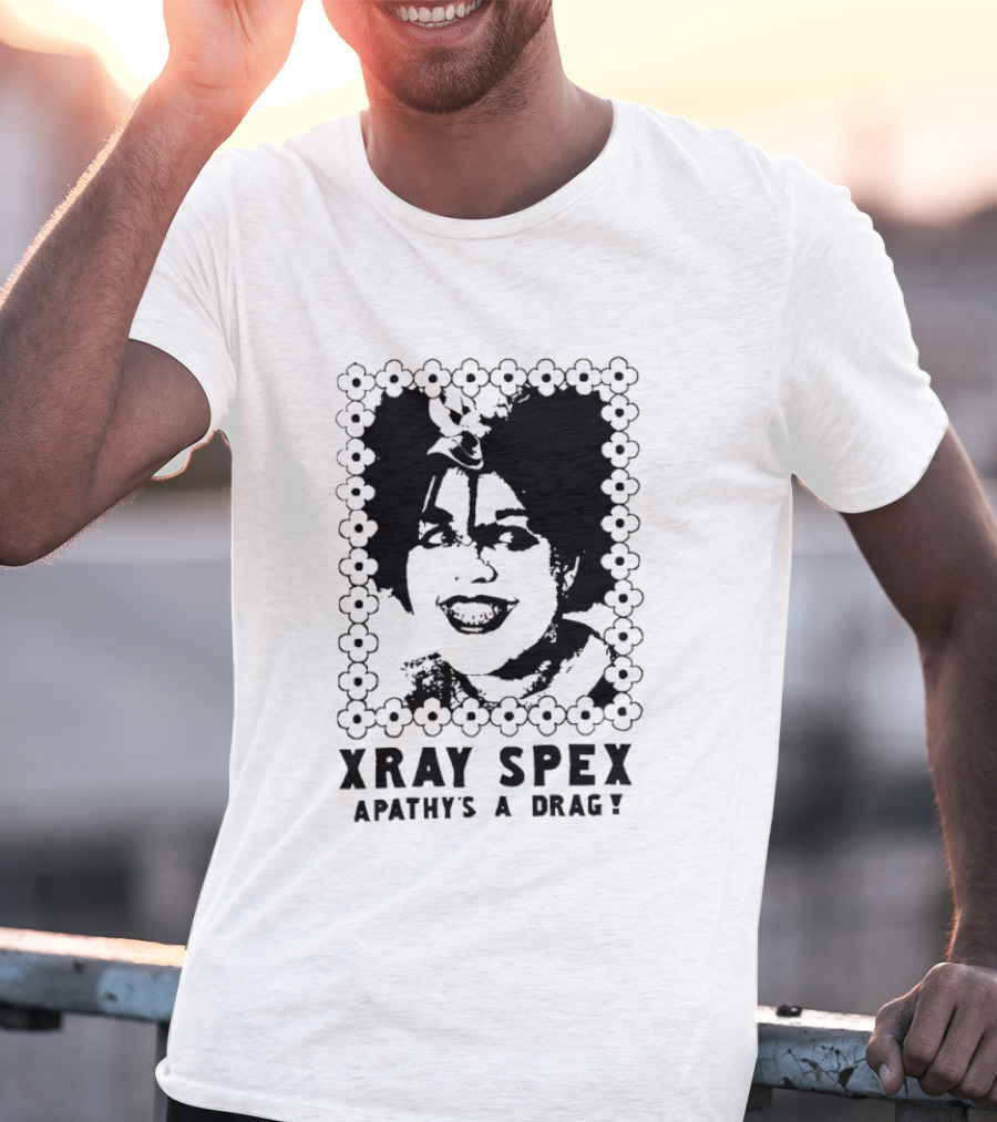 X Ray Spex Apathy's A Drag Poly Styrene Iconic Punk T-Shirt