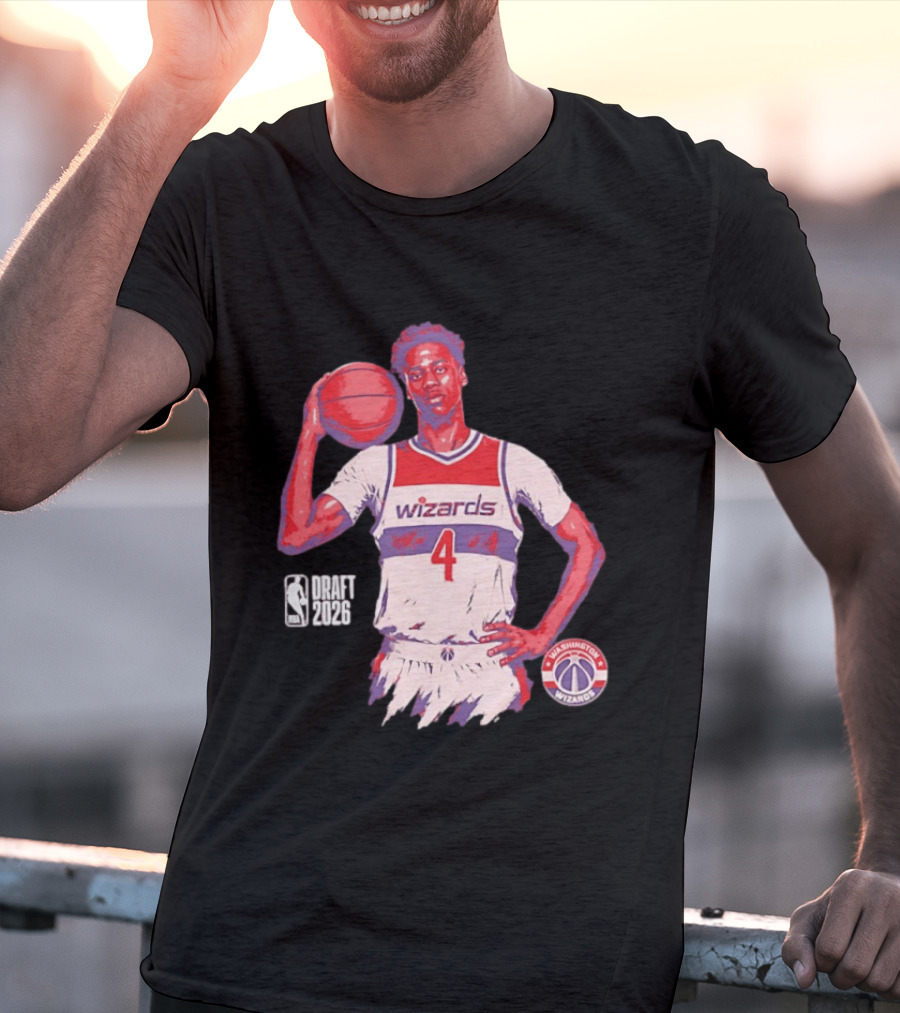 AJ Dybantsa Washington Wizards NBA Draft 2026 Basketball Fan T-Shirt