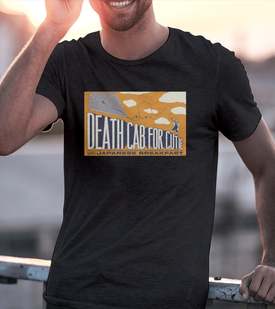 Death Cab For Cutie With Japanese Breakfast TD Pavilion Philadelphia PA July 17 2026 Kite T-Shirt