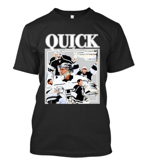 Quick Jonathan Los Angeles Kings Stanley Cup Victory Montage T-Shirt