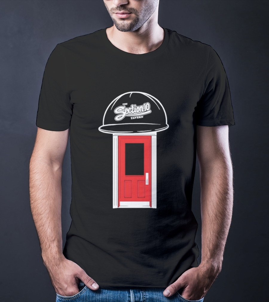 Section 10 Red Tavern Door Fenway Style Hat T-Shirt