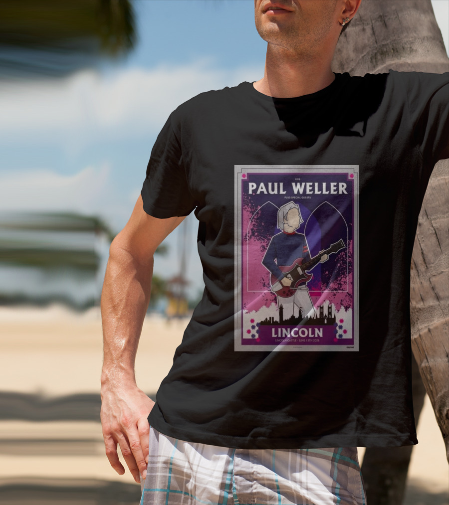 LIVE Paul Weller Plus Special Guests Lincoln Castle June 13th 2026 T-Shirt