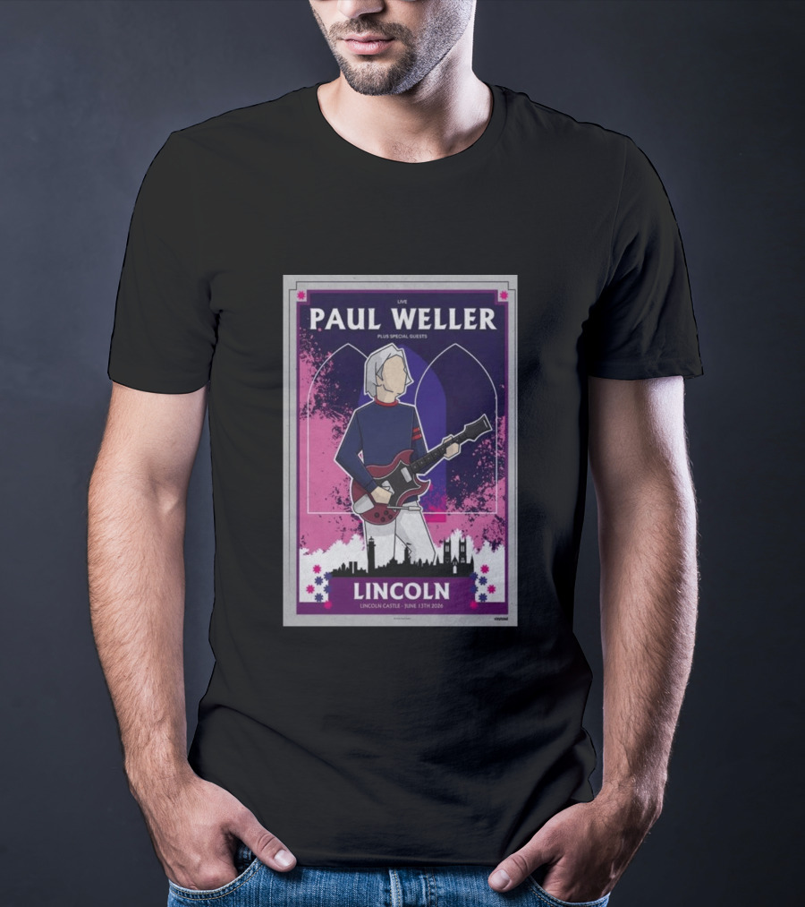 LIVE Paul Weller Plus Special Guests Lincoln Castle June 13th 2026 T-Shirt