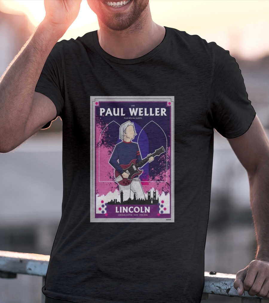 LIVE Paul Weller Plus Special Guests Lincoln Castle June 13th 2026 T-Shirt