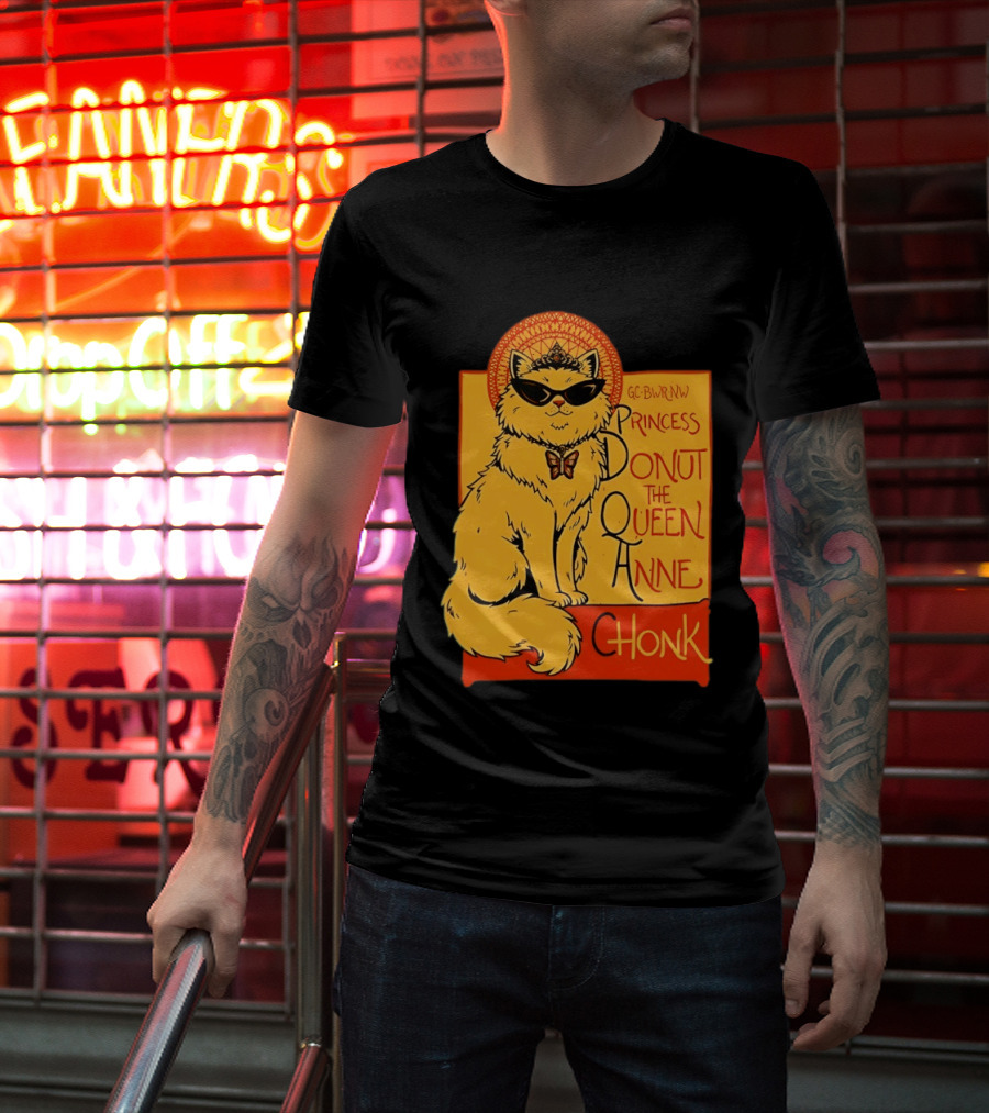 Princess Donut The Queen Anne Chonk Dungeon Crawler Carl Cat T-Shirt