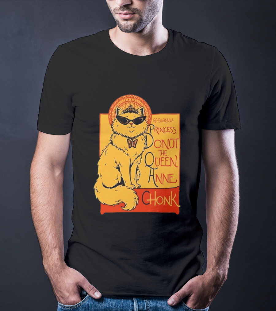Princess Donut The Queen Anne Chonk Dungeon Crawler Carl Cat T-Shirt