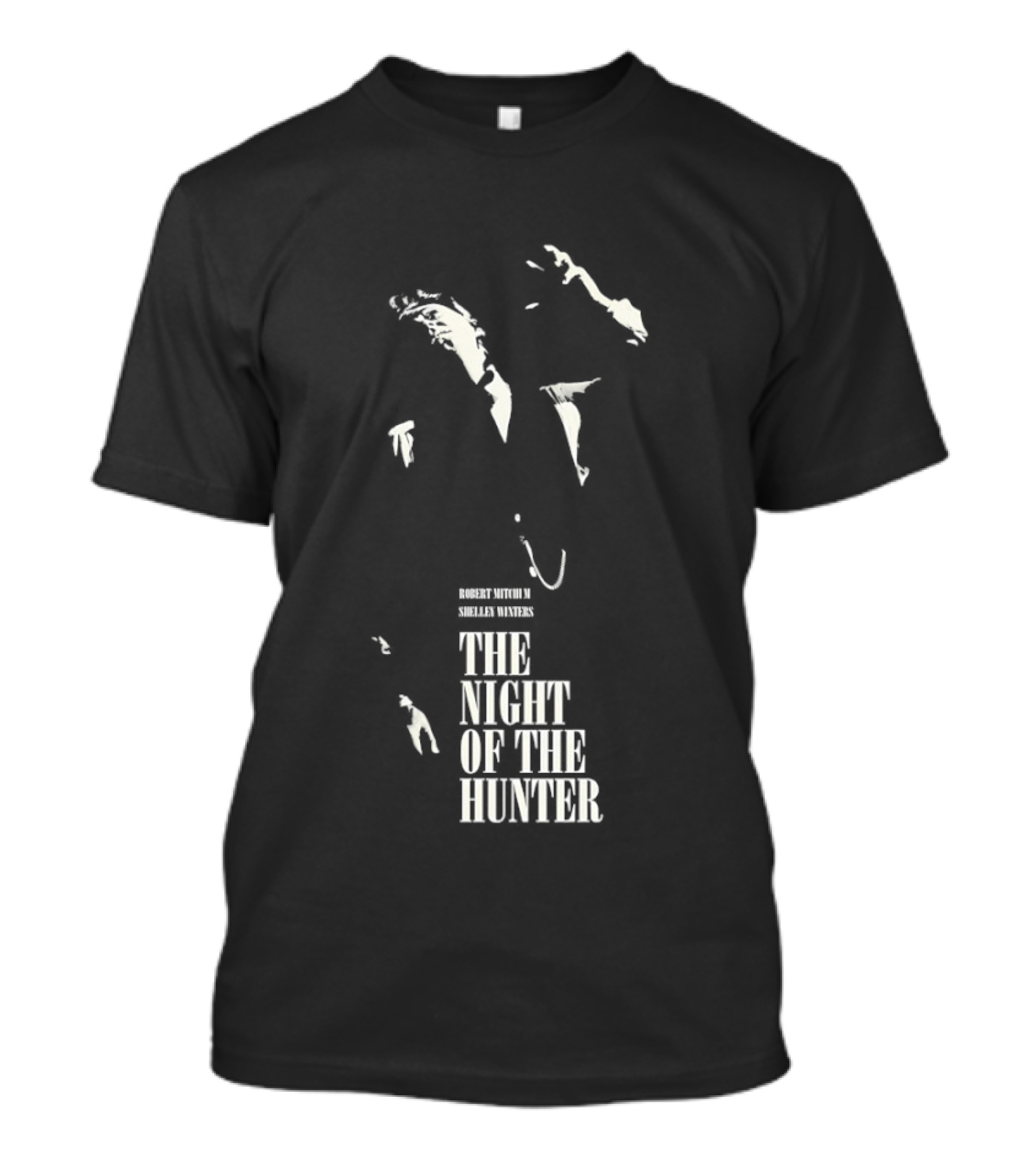 Robert Mitchum Shelley Winters The Night Of The Hunter Classic Cinematic T-Shirt