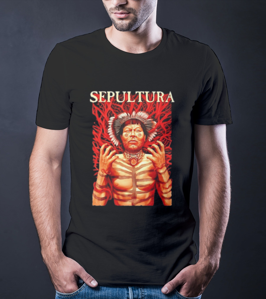 Sepultura Heavy Metal Roots Indigenous T-Shirt