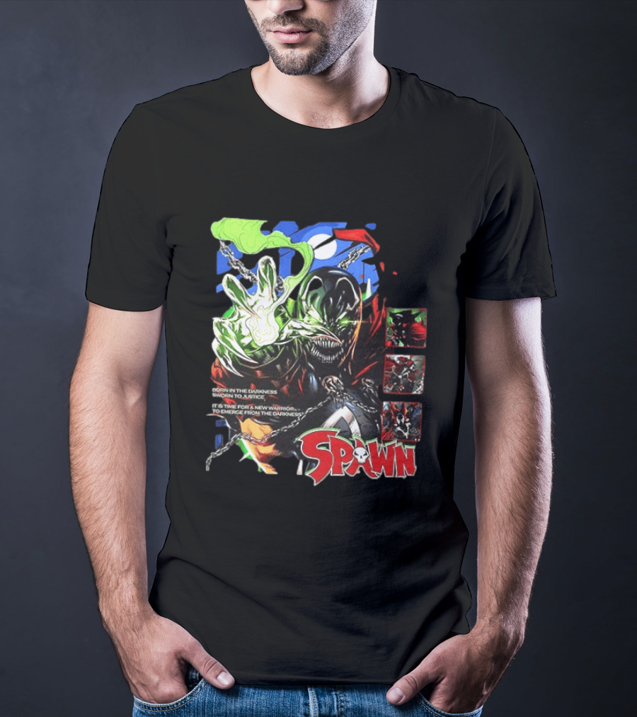 Spawn Born In The Darkness Sworn To Justice New Warrior Emerges T-Shirt