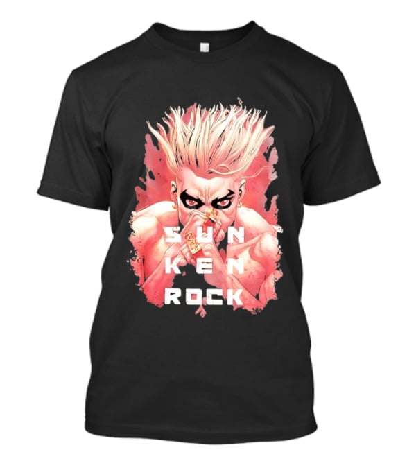 Sun Ken Rock Ken Kitano Manga Boichi Anime Intense Look T-Shirt