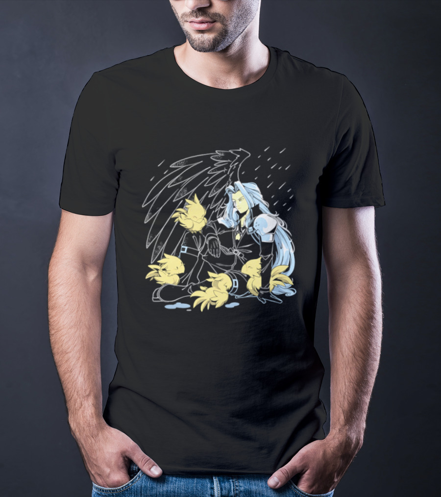 One Wing Bird Lover Chocobo Final Fantasy Fan T-Shirt