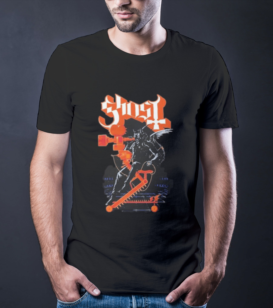 Original Ghost Auteur V The Nameless Ghouls Cinematic Camera Wings T-Shirt