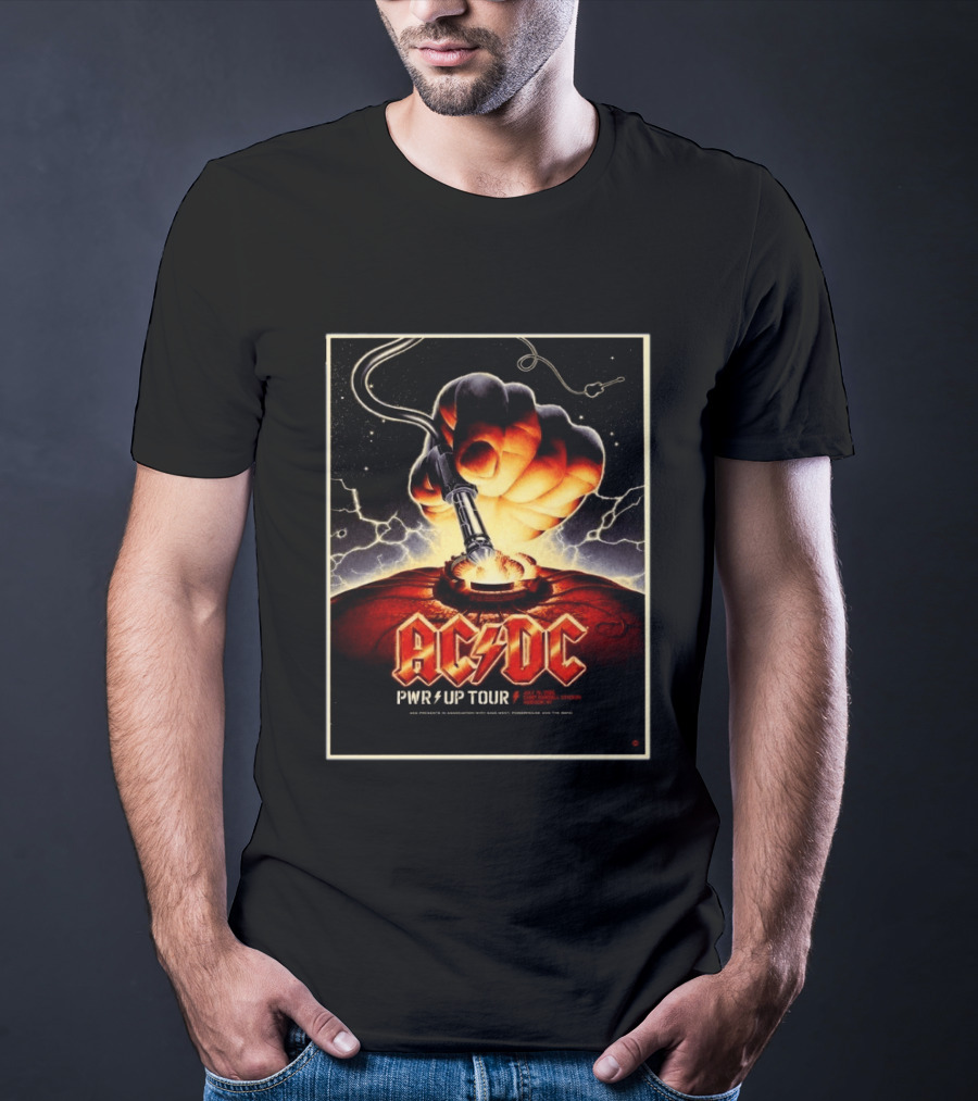 ACDC PWR Up Tour 2026 Camp Randall Stadium Madison Wisconsin July 19 Exclusive Event T-Shirt