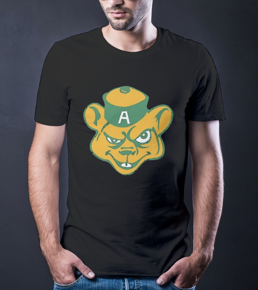 Angry Bear A Logo Vintage Cartoon T-Shirt