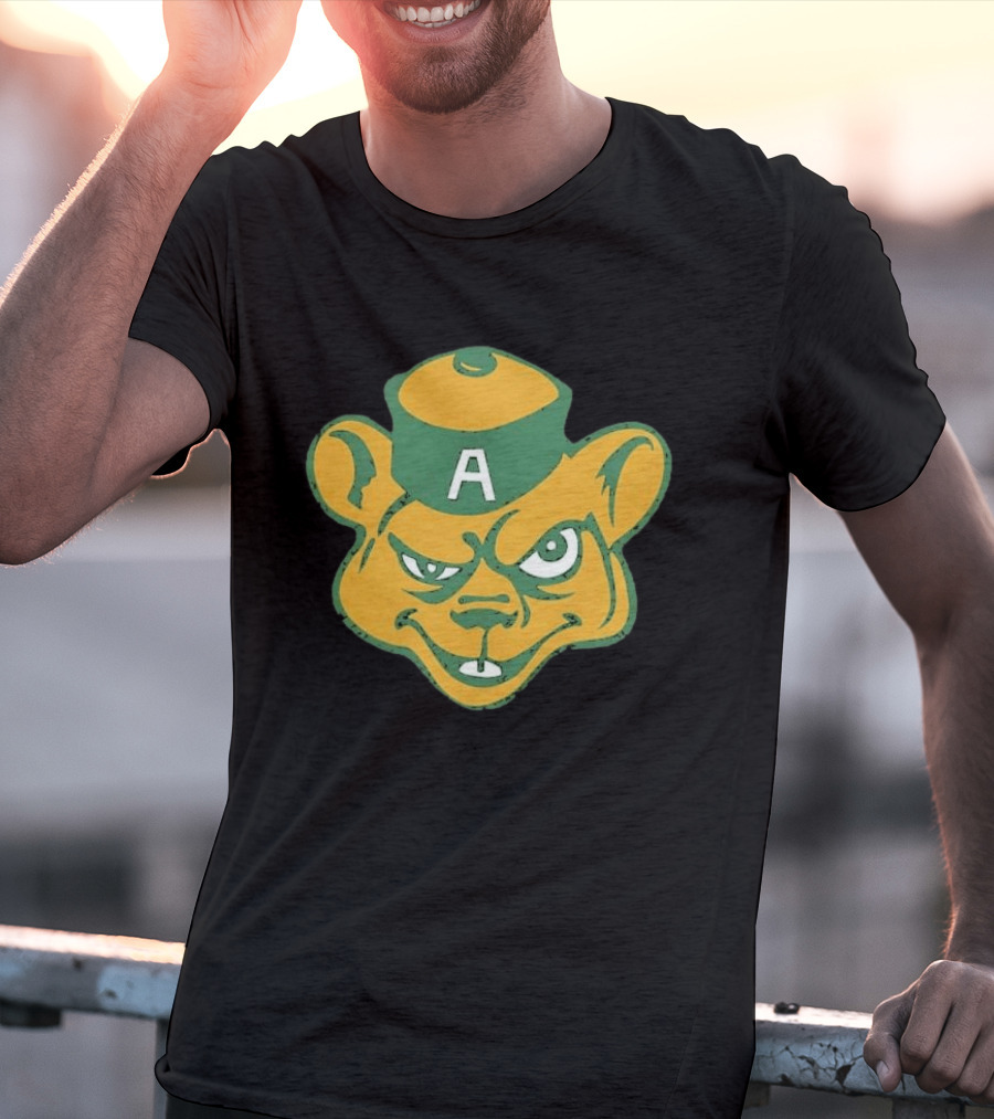 Angry Bear A Logo Vintage Cartoon T-Shirt