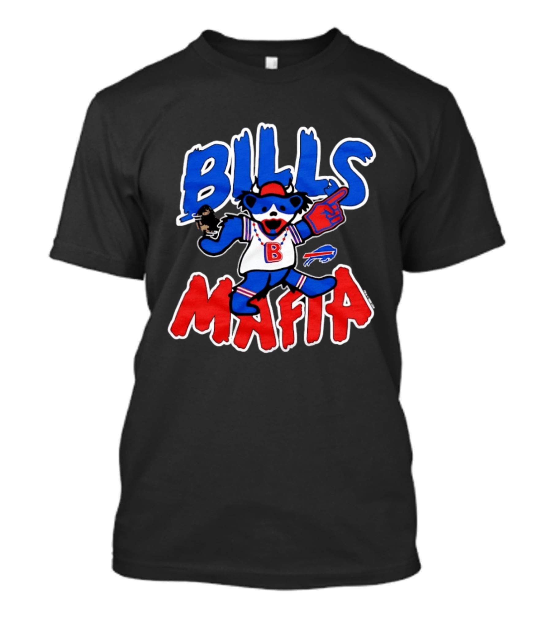 Buffalo Bills Mafia Grateful Dead Bear BILLS MAFIA T-Shirt