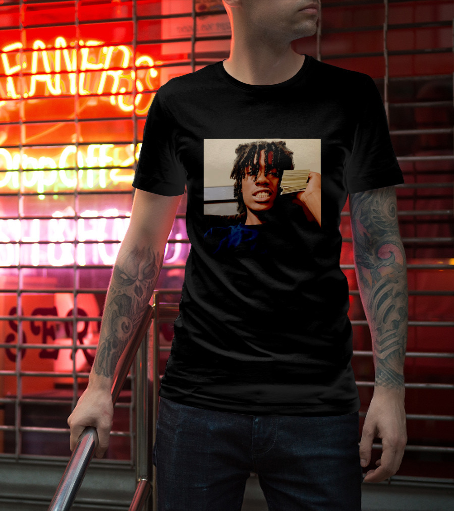 Lil Double 0 Rapper Hip Hop Money Stack Pose T-Shirt