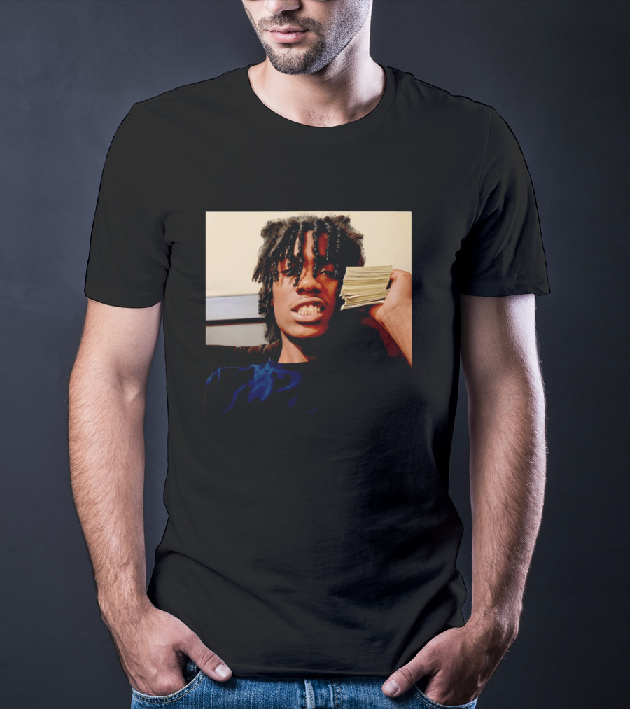 Lil Double 0 Rapper Hip Hop Money Stack Pose T-Shirt