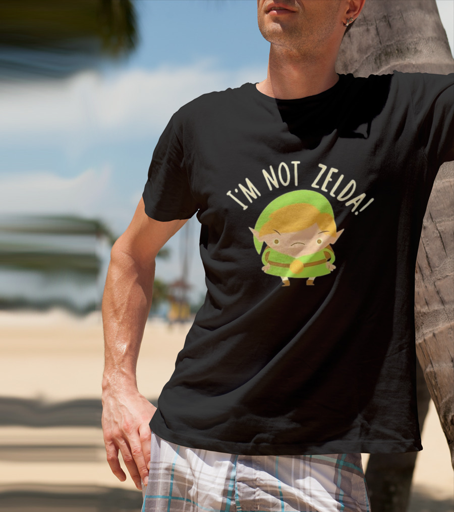 I'm Not Zelda Funny Link T-Shirt