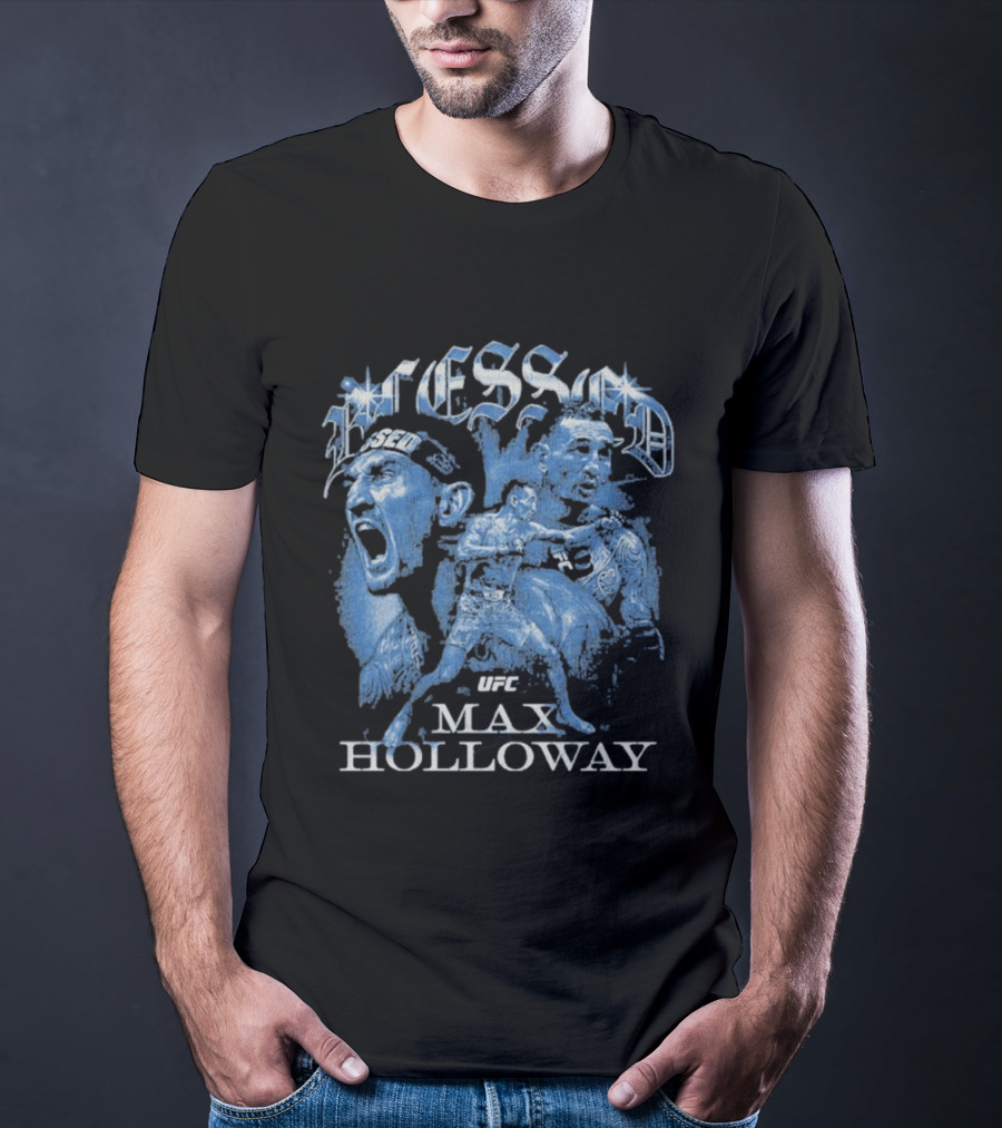 Blessed Max Holloway UFC Grunge T-Shirt