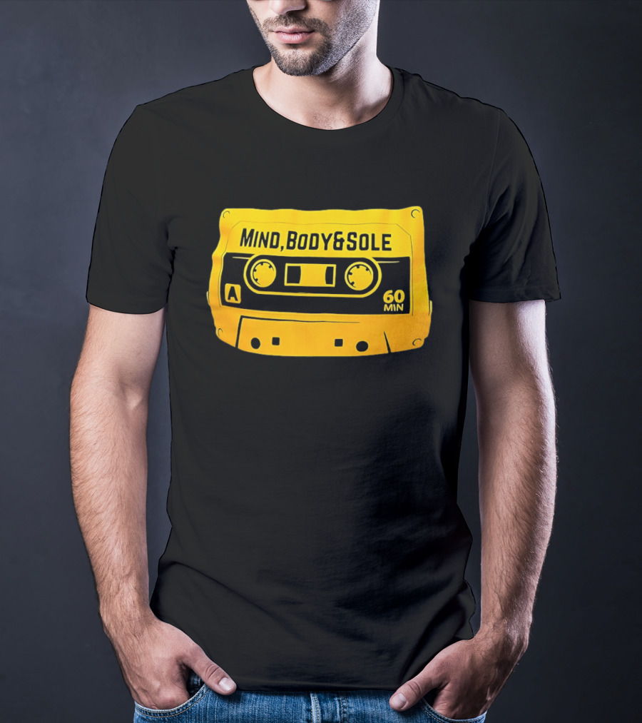 Mind Body & Sole Cassette Tape 60 Min Music T-Shirt