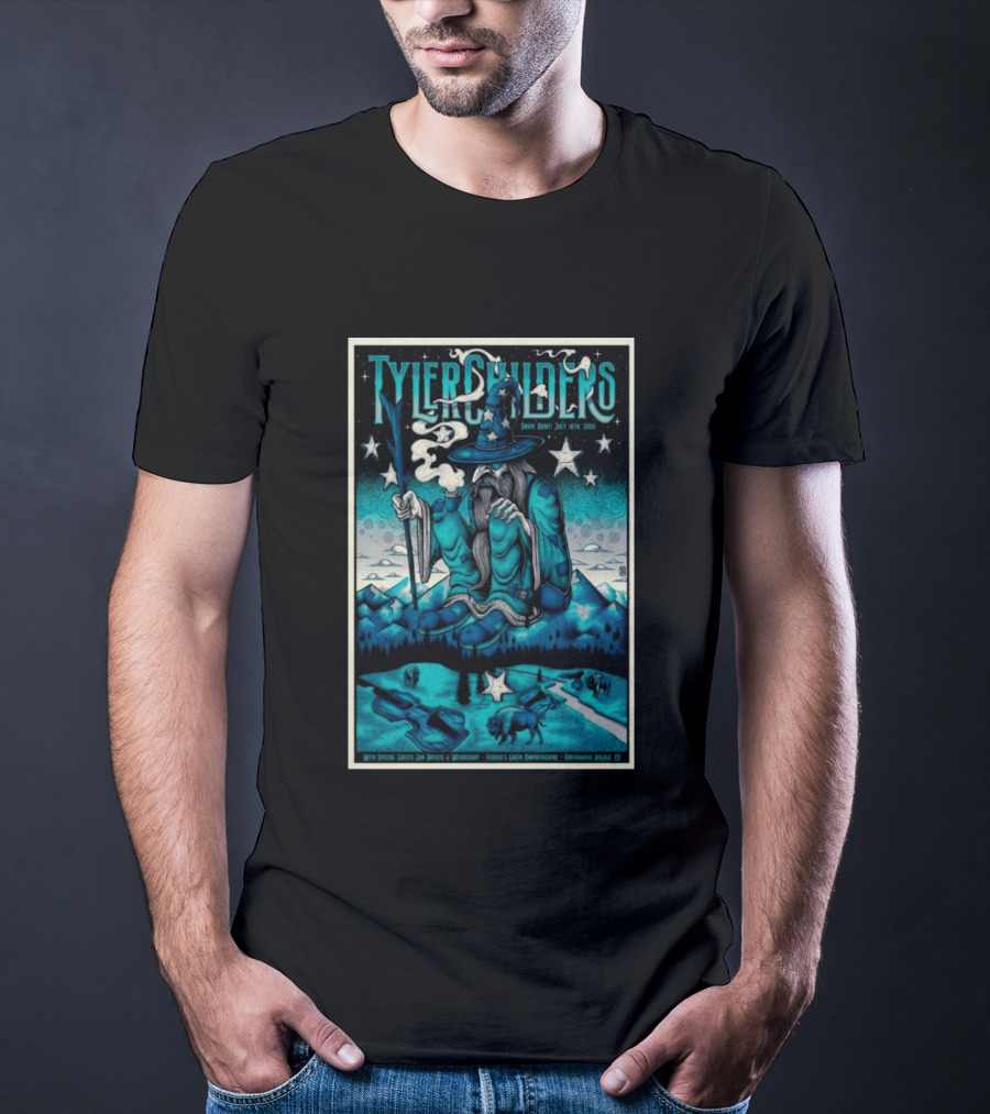 Tyler Childers Snipe Hunt July 18th 2026 Fiddler's Green Amphitheatre Greenwood Village CO T-Shirt