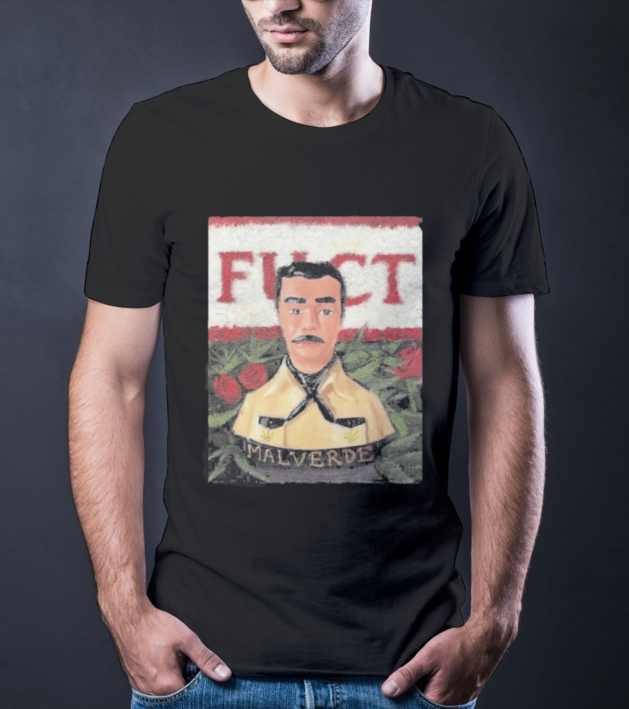 Fuct Malverde Red Roses T-Shirt