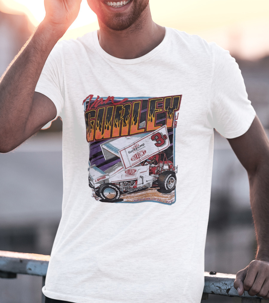 Van Gurley Jr 3B Gurley Leep Motorsports DuPont Sprint Car Racing Kendall T-Shirt